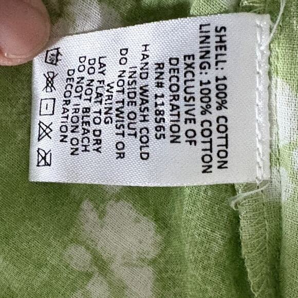 Indigo Moon Green Mirror Embroidered Festival Boho Top Medium Sleeveless Cotton - Picture 11 of 13